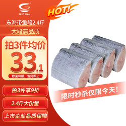 国联 浙江宁波 东海带鱼段 1.2kg