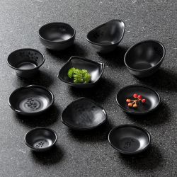 密胺10个小碟子商用火锅酱油辣椒蘸料碟调味调料碟蘸酱迷你商用