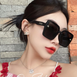 墨镜女款夏季防紫外线防晒时尚户外开车偏光太阳镜大脸显瘦高级感