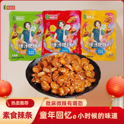 硕硕派素食豆制品辣条校园怀旧零食8090后儿时记忆