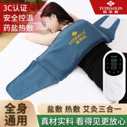 俞兆林 肩颈颈椎家用全身用艾灸理疗电加热海盐热敷包控温暖腰四季用可拆