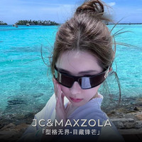新款发箍墨镜女款高级感百搭网红时髦拍照凹造型太阳眼镜防紫外线