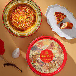 稻香村 月饼礼盒装 广式五仁金腿500g