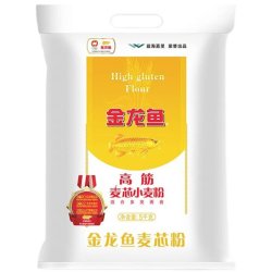 金龙鱼 高筋麦芯粉5kg面粉家用面包粉馒头饺子面条10斤官方旗舰店