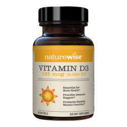 naturewise 维生素D3软胶囊 5000IU 90粒