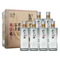 孔府家酒 孔府家来往 浓香型白酒 36度 500ml*6瓶 整箱装