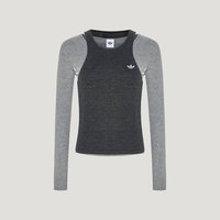 adidas 滔搏adidas阿迪达斯三叶草女子运动休闲舒适针织套头衫LE9666