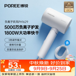 飞科 负离子 电吹风机  珍珠白