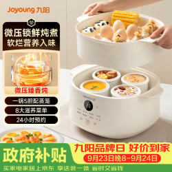 九阳 隔水炖煮 电炖盅 白瓷内胆  白色