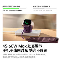 倍思 氮化镓快充 红色 手机充电器