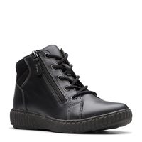 Clarks 女式 靴子 卡罗琳·帕克 26179524 靴子 Caroline Park Black Combi 7.5 Wide