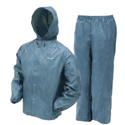 FROGG TOGGS 男式 Ultra-lite2 防水透气防雨服, 蓝色