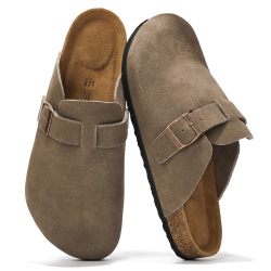Project Cloud 适合成人 男性 brooklyn brooklyn-taupsuede-10 拖鞋 带扣 Brooklyn Taupe Suede 10