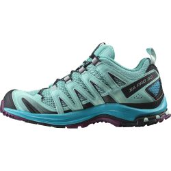 SALOMON 女式 Xa Pro 3d LC1564 越野跑鞋 全方位 跑步 Blue CuracaoBluebirdDark Purple. 尺码5
