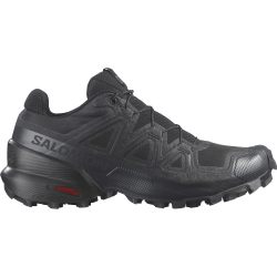 SALOMON 女性 Speedcross 越野跑鞋 BlackBlackPhantom 尺码5.5