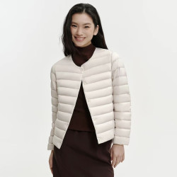 波司登 轻暖便携圆领短款女士羽绒服