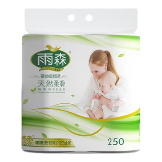 雨森 妇婴卷纸 6层加厚 125g*4卷 卫生纸