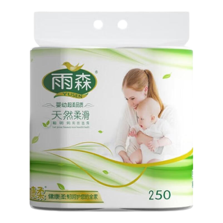 雨森 妇婴卷纸 6层加厚 125g*4卷 卫生纸
