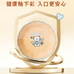 雅誠德 26新款小猫陶瓷碗盘家用套装 8英寸深圆盘*4只装