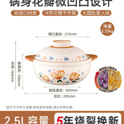 爱仕达 耐高温天仙煲 4.5L 陶瓷砂锅