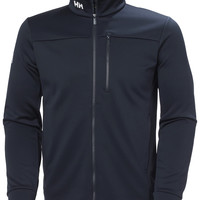 Helly Hansen 男性 抓绒外套 圆领抓绒夹克 光滑面料抓绒 结构性抓绒对比面板 后背带有对比色挂环细节 背后领处印有Helly Hansen标志 597 Navy 尺码Medium