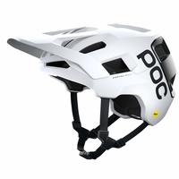 POC Kortal Race MIPS 自行车头盔 - 为苛刻的越野和耐力赛骑手提供高级保护和出色的通风,氢白/钛黑哑光