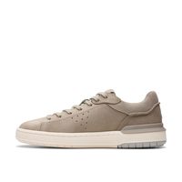 Clarks 其乐 男式 Courtlite2 跑步运动鞋, 灰色磨砂皮