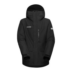 Mammut 猛犸象 Fall Line HS 保暖连帽夹克 男士, 黑色