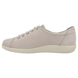 ECCO 爱步 女士柔酷2号 SOFT 2 休闲板鞋 时尚软底运动鞋 Grey Pink 38 EU