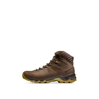 Mammut 猛犸象 男式 Herren Mercury Iv Mid GTX 徒步旅行登山鞋,Moor Amber Green,42 EU