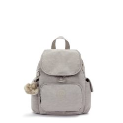 Kipling City Pack 女士迷你背包，均码,灰色灰色
