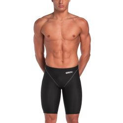 ARENA POWERSKIN ST Next 男式游泳裤 - 赛车和训练运动耐力泳衣,运动员游泳比赛套装, 黑色//白色, 30