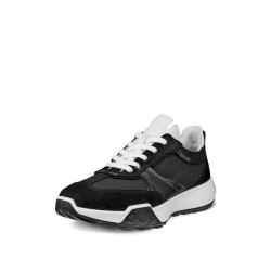 ECCO 爱步 女士 Retro Sneaker 休闲运动鞋 黑色 35 EU