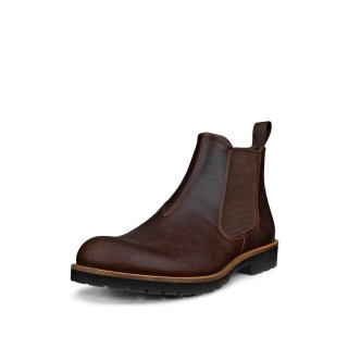 ECCO 爱步 男士 Jamestown 切尔西靴 驼色 42.5 EU
