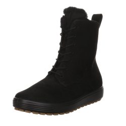 ECCO 爱步 女士柔酷7号 Soft 7 靴子 黑色 38 EU