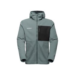 Mammut 猛犸象 男式 Tamaro Ml 连帽夹克男式中层(1 件装), Strata-黑色 L