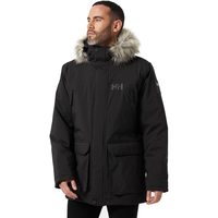 Helly Hansen 男式 滑雪夹克 纯色派克大衣 防水 990 Black 尺码X-Large