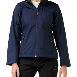 Helly Hansen 成人 女性 抓绒外套夹克 连帽中层抓绒防水雨衣 防风 598 Navy 尺码Medium
