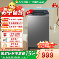 海尔 EB120Z33Mate1家用全自动超大容量抗菌除螨波轮洗衣机