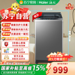 海尔 EB120Z33Mate1家用全自动超大容量抗菌除螨波轮洗衣机