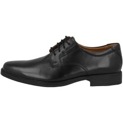 Clarks 男士 Tilden 平纹牛津鞋 ,Black (Black Leather),8.5 UK