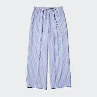 优衣库 舒适长裤优衣库女装/泡泡纱休闲裤484605