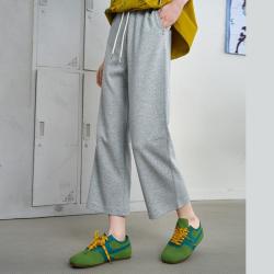 a02 慵懒风运动显瘦直筒九分卫裤2026春秋宽松百搭女式休闲裤