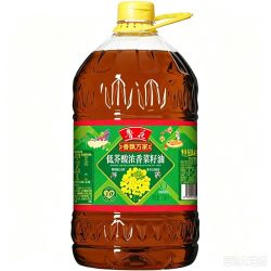 鲁花 低芥酸浓香菜籽油3.08L