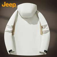 JEEP吉普三合一冲锋衣春秋休闲轻奢百搭纯色户外夹克