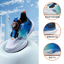 安踏 儿童运动鞋2026秋季新款跑鞋男童小童专业学生跑步鞋纽扣鞋子