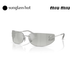 MIU MIU 太阳镜女墨镜长方形眼镜0MU A51S