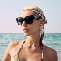 BURBERRY 太阳镜女墨镜方形眼镜0BE4489U