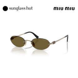 MIU MIU MIUMIU缪缪太阳镜女渐变墨镜椭圆形眼镜0MU A54S