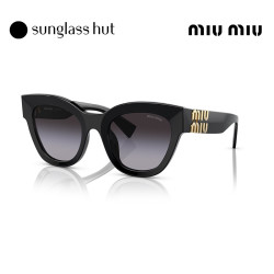 MIU MIU Glimpse墨镜显脸小女精致出行太阳镜眼镜0MU 01YS